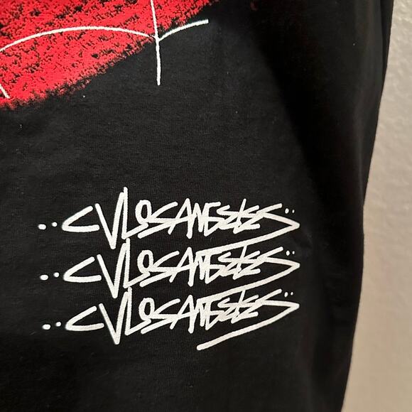 NWT CVLA (Civil Regime) x Marvel Comics Spider-Man Art Graffiti black Tee M - Picture 3 of 5